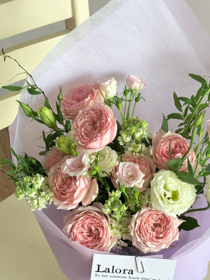 【flower shop】混合新鲜鲜花花束 胡志明市花店