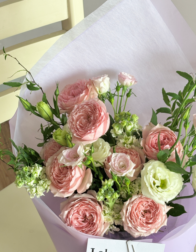 【flower shop】混合新鲜鲜花花束 胡志明市花店