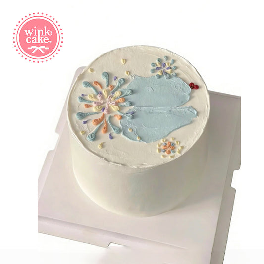 蛋糕 心形 生日蛋糕 送给爱人的 WinkCake