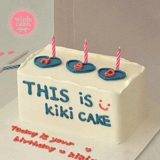 【快递】创意韩式方形生日蛋糕 预购免邮 胡志明市