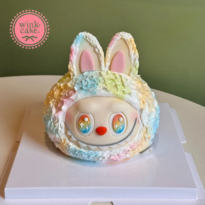 Popular Laboo cartoon birthday cake for kids