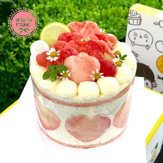 【Express】Simple strawberry birthday cake Pre-Order Freeship Ho Chi Minh