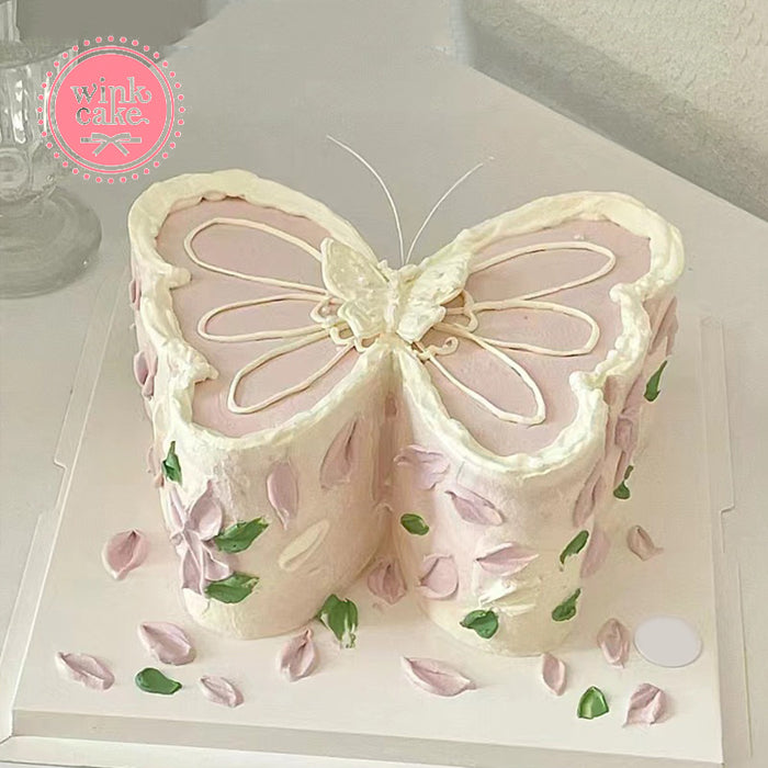 【极速】创意蝴蝶形生日蛋糕 预购免邮 胡志明市