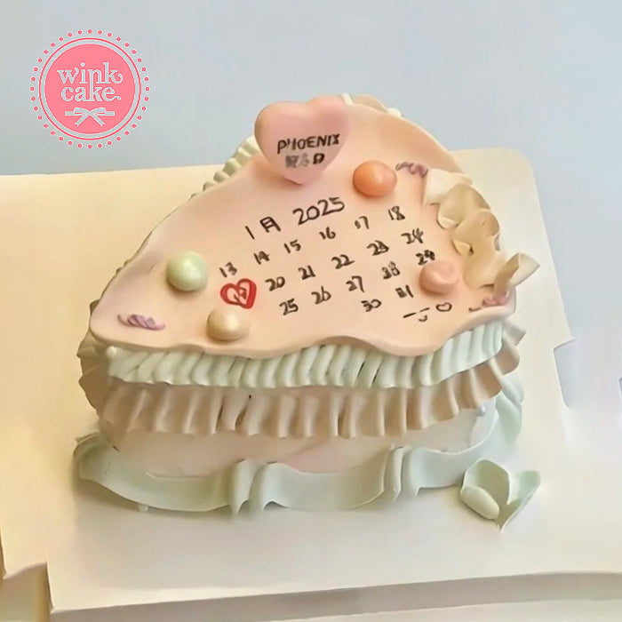 Heart-shaped cake - Anniversary & Birthday Gift