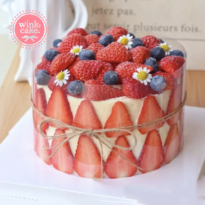 Cake Birthday Cake Fresh Blueberries topped with WinkCake