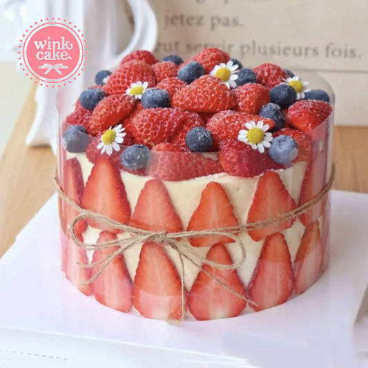 蛋糕生日蛋糕新鲜蓝莓淋上WinkCake