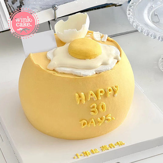 【快递】创意蛋形生日蛋糕 预购免邮 胡志明市