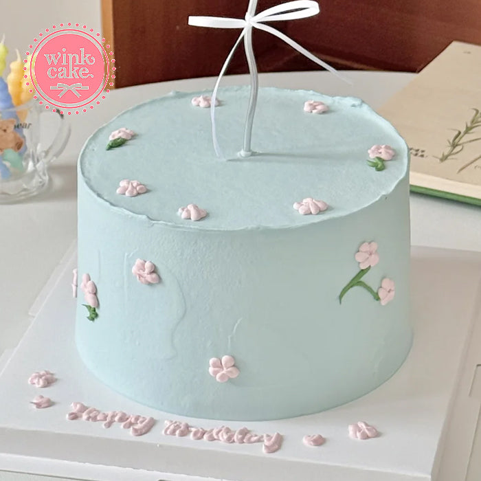 Cake Birthday Cake Pastel Purple Simple Style WinkCake