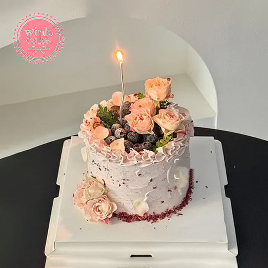 【快递】抹茶生日蛋糕创意鲜花装饰 预购免邮 胡志明市