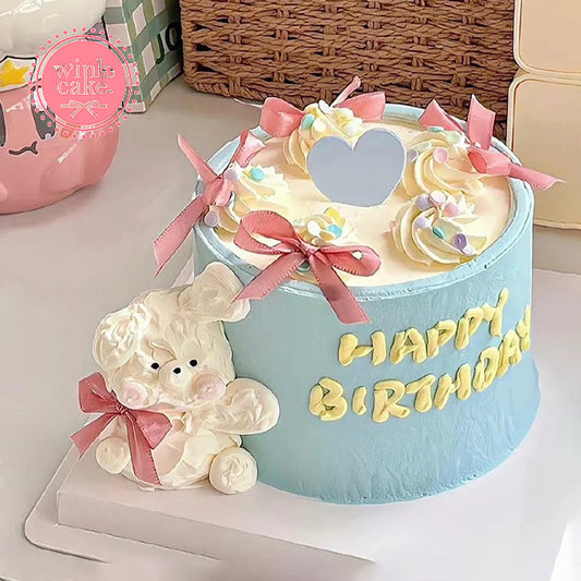 蛋糕 生日蛋糕 3D 宠物形状蛋糕 WinkCake