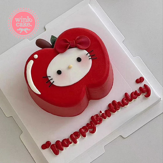 【快递】Hello Kitty蛋糕儿童生日蛋糕订购胡志明市免费配送零食海绵蛋糕