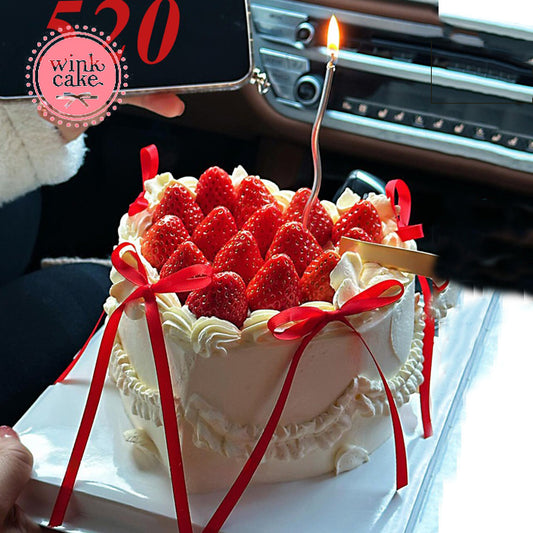 Bánh kem Bánh sinh nhật Hot Trái tim Full Dâu tây tươi WinkCake