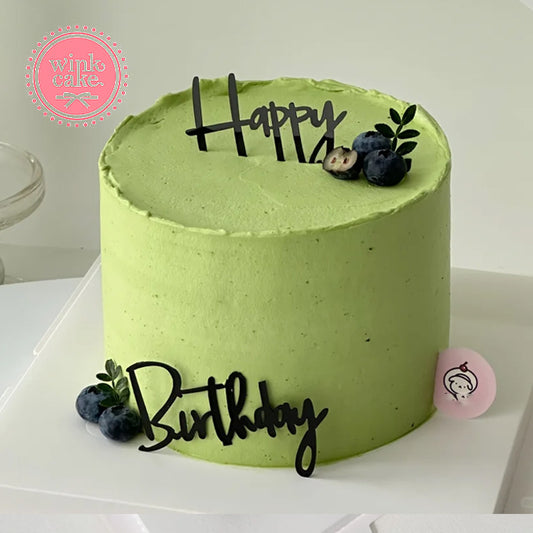 Bánh kem Bánh sinh nhật Màu tím pastel Style đơn giản WinkCake