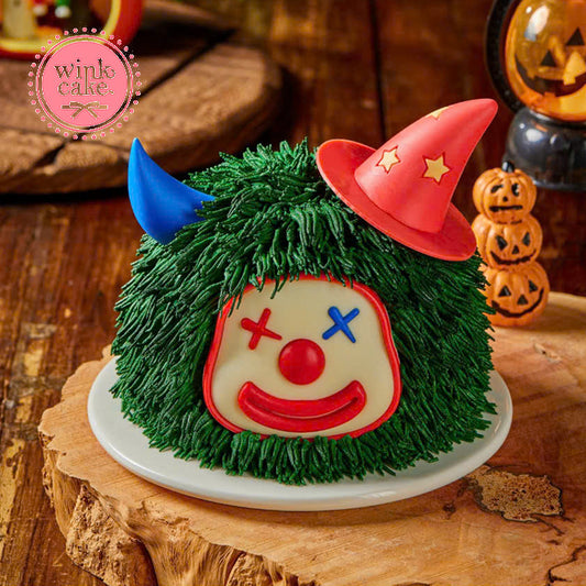 Bánh Halloween hình chú hề quái vật nhỏ