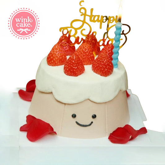 Cakes Cute Birthday Cakes Fresh Strawberries WinkCake