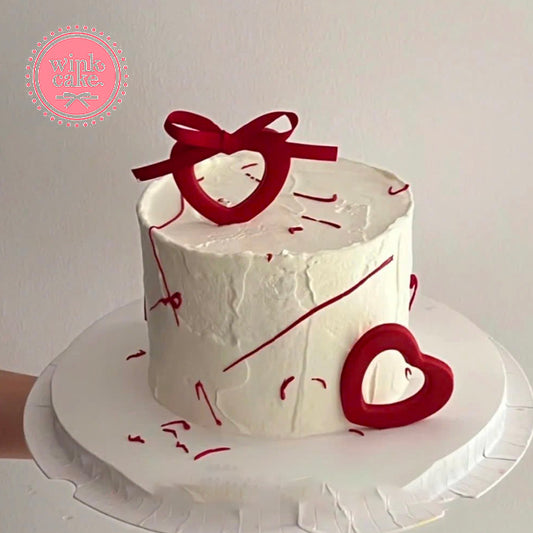 蛋糕 心形 生日蛋糕 送给爱人的 WinkCake