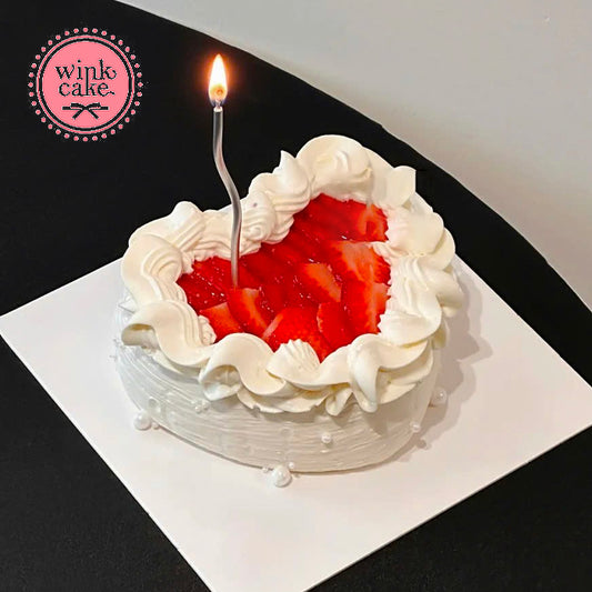 蛋糕 心形 生日蛋糕 送给爱人的 WinkCake