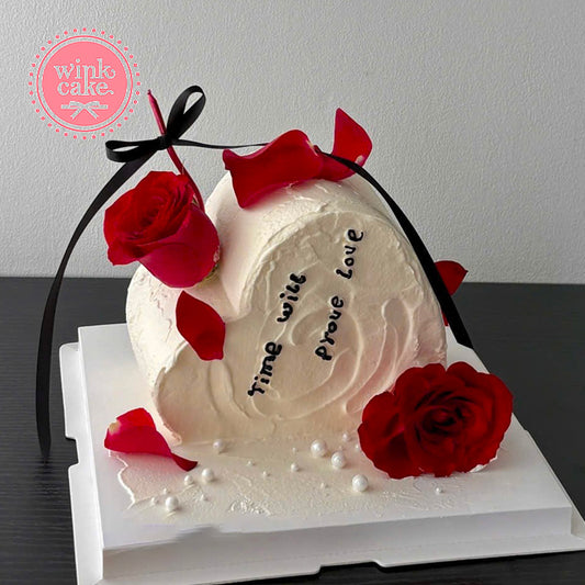 蛋糕 心形 生日蛋糕 送给爱人的 WinkCake