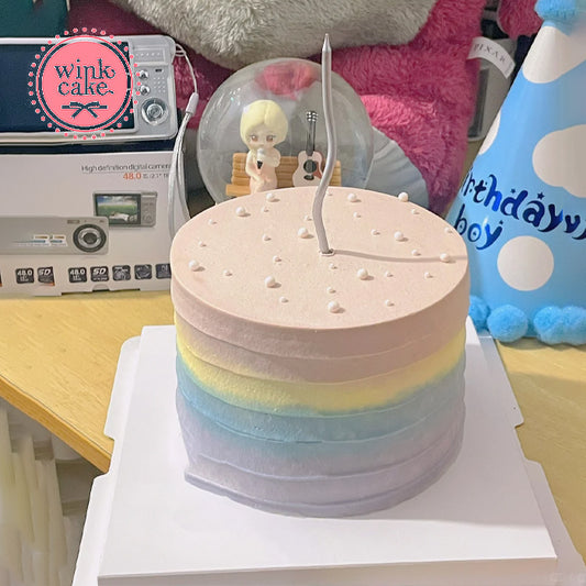 【快递】抹茶生日蛋糕创意鲜花装饰 预购免邮 胡志明市