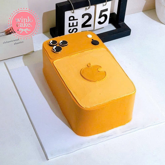 Bánh sinh nhật hình điện thoại di động iPhone 17
