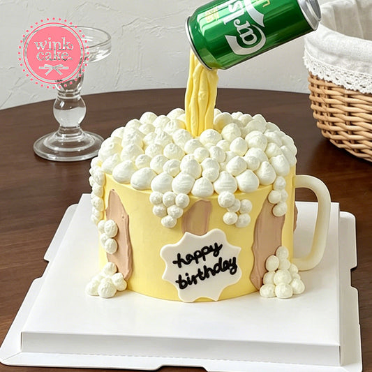 Bánh kem Bánh sinh nhật Tạo hình cốc ly bia sáng tạo WinkCake