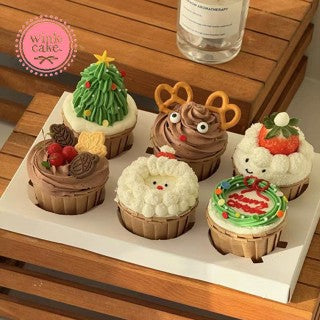 Set bánh Cupcake đặc biệt dành riêng cho dịp Giáng sinh